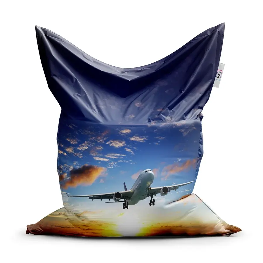 Sedací vak Classic Letadlo 2 - 150x100 cm