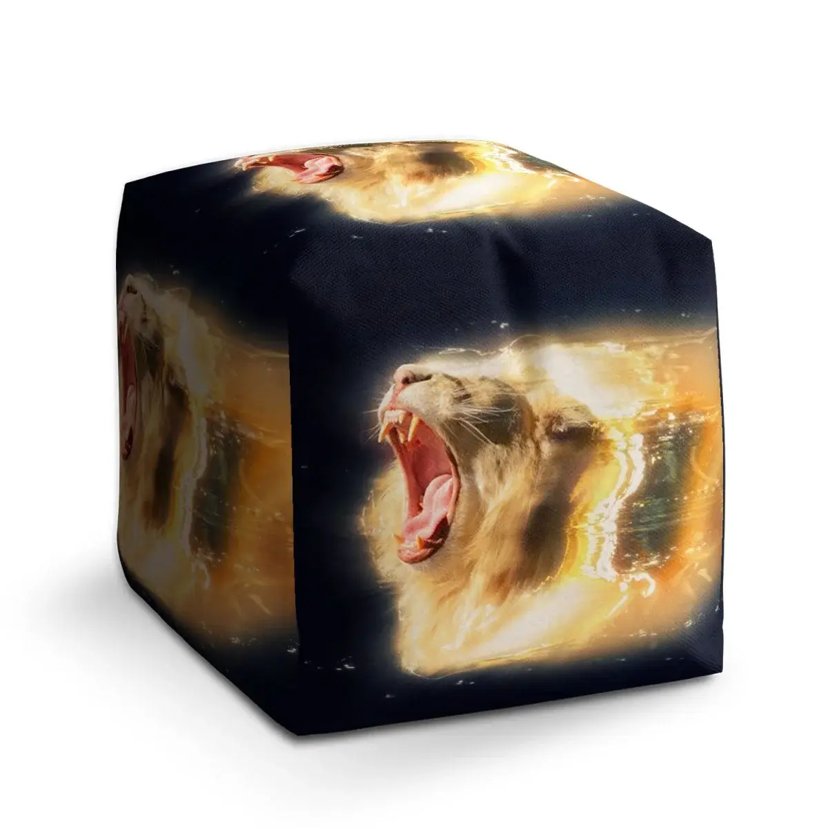 Taburet Cube Lev art - 40x40x40 cm