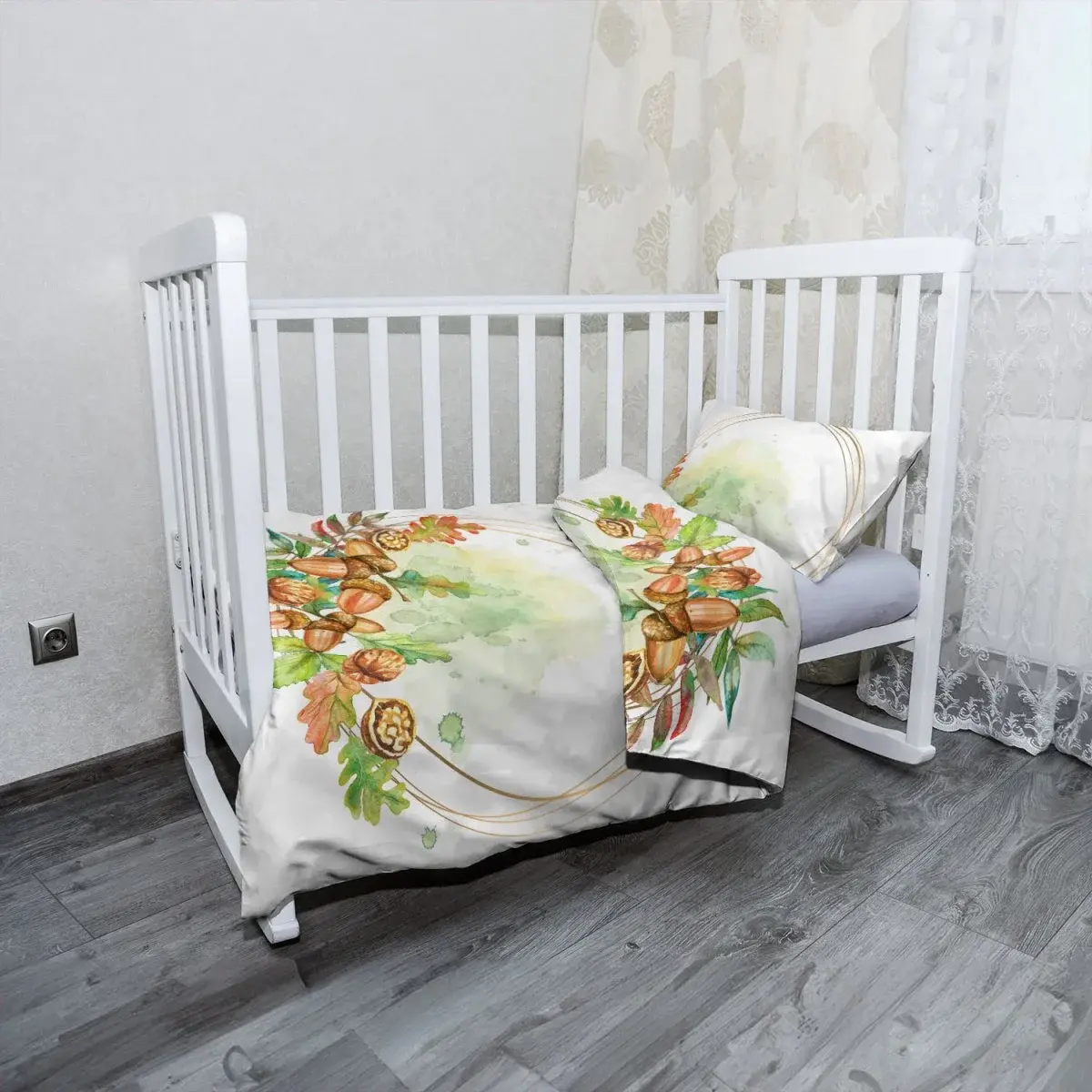 Dětské povlečení do postýlky Dary podzimu - 120x90 / 40x60