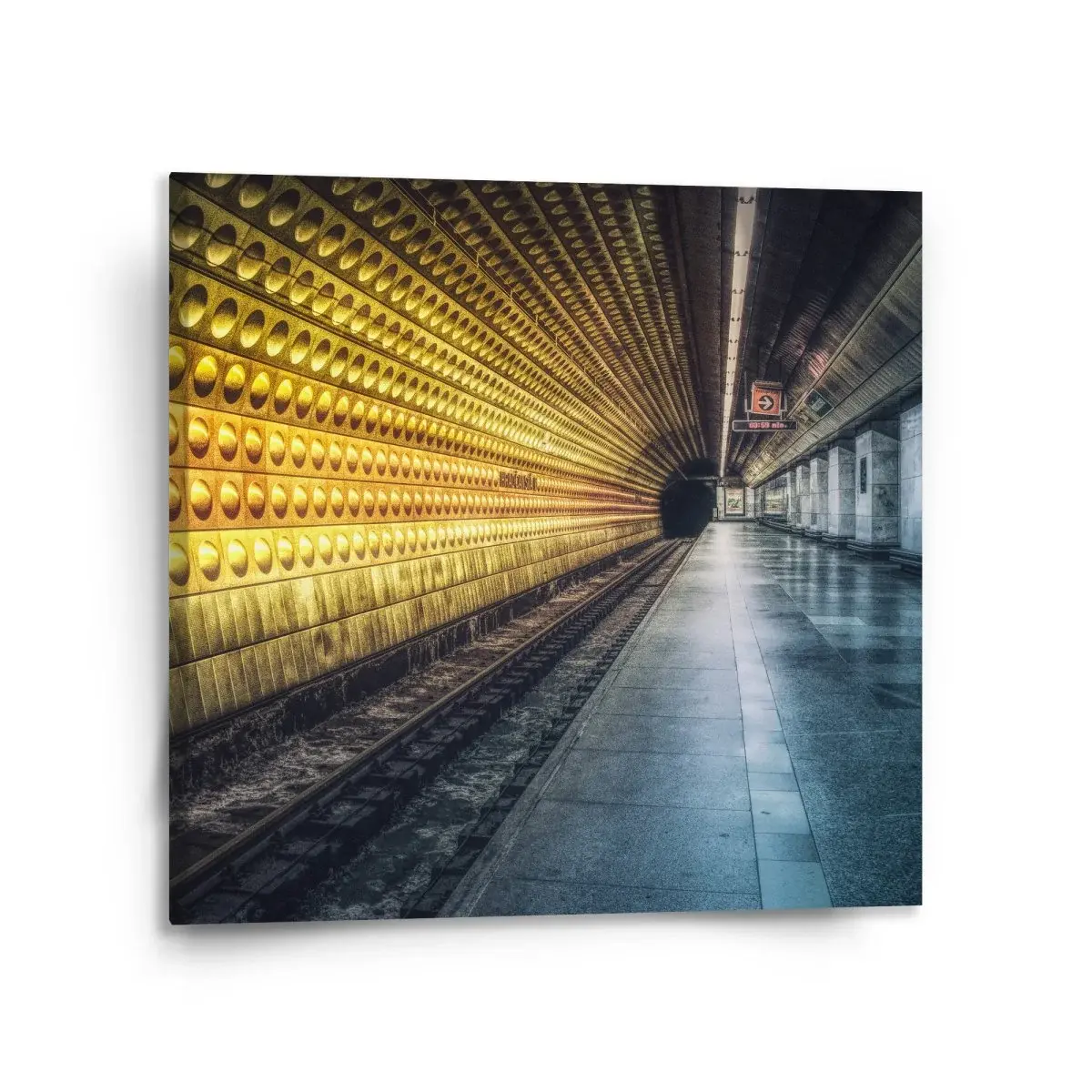 Obraz Pražské metro - 110x110 cm