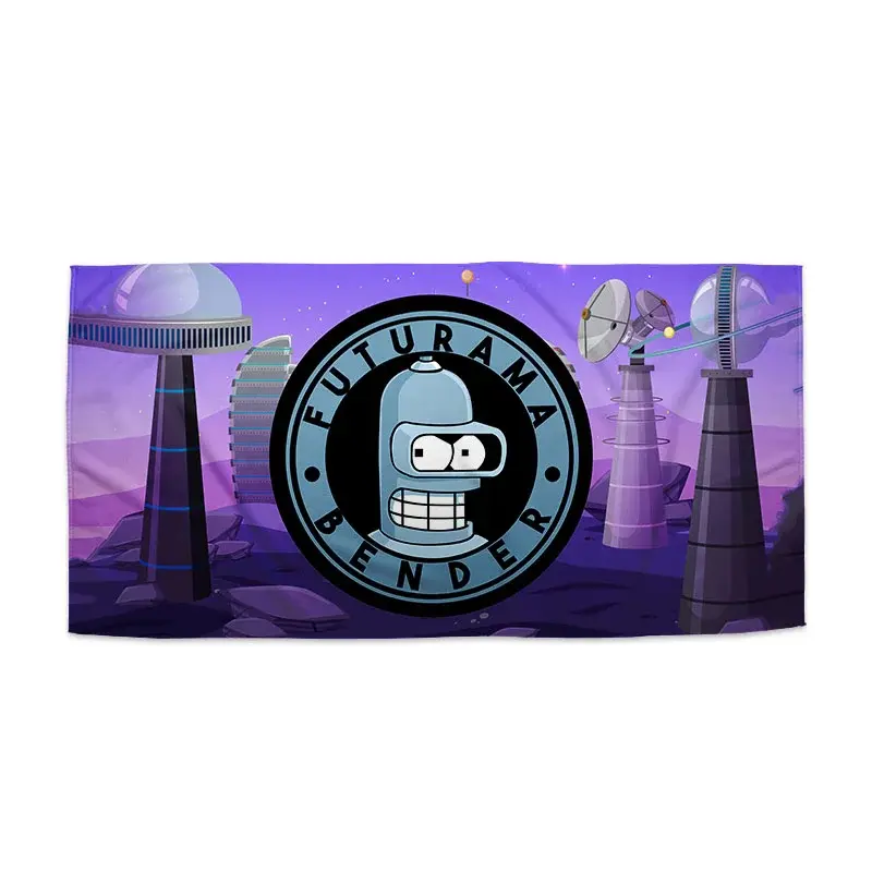 Ručník Futurama Bender Planeta s vysílači - 70x140 cm