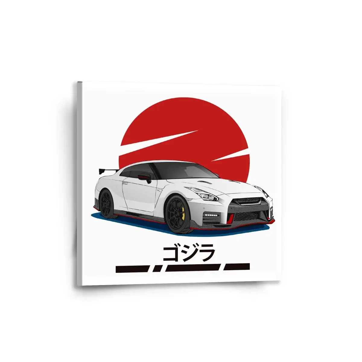 Obraz Nissan GTR 35 Japonské slunce - 50x50 cm