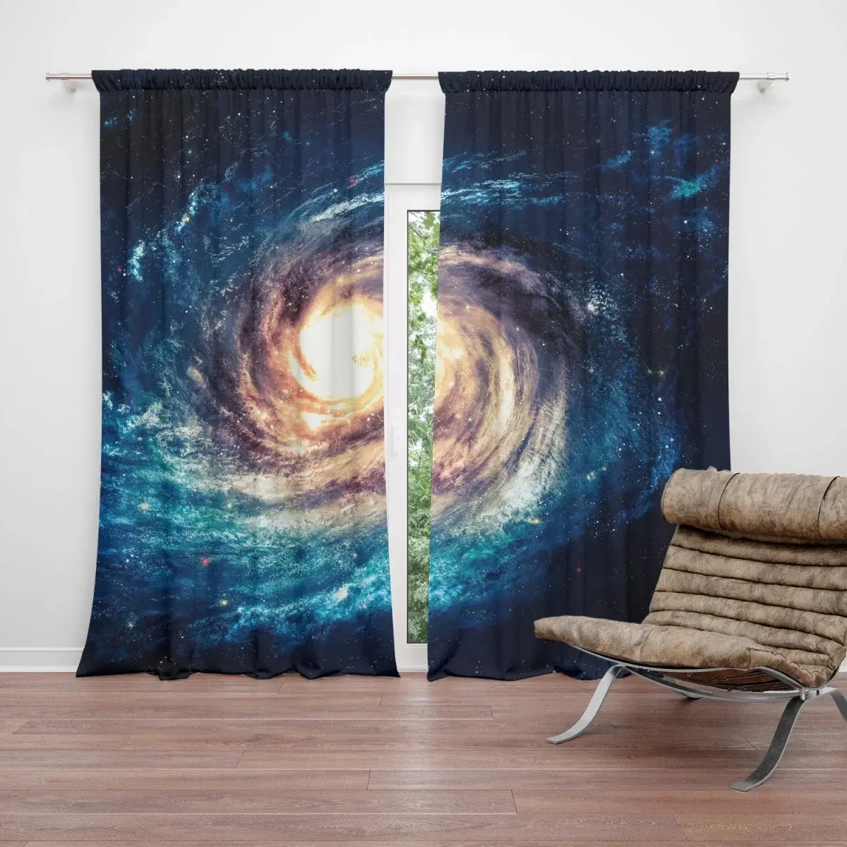 Závěs Světelný vír: 2ks 140x250cm