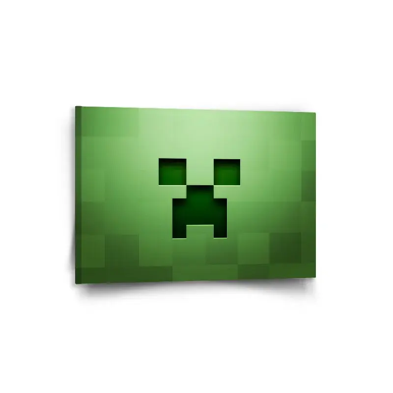 Obraz Green Blocks - 90x60 cm