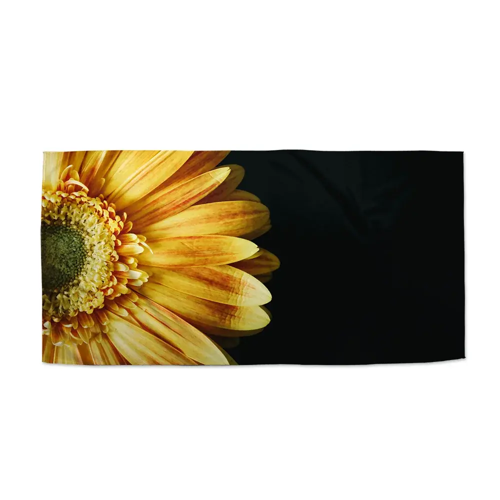 Ručník žlutá gerbera - 70x140 cm