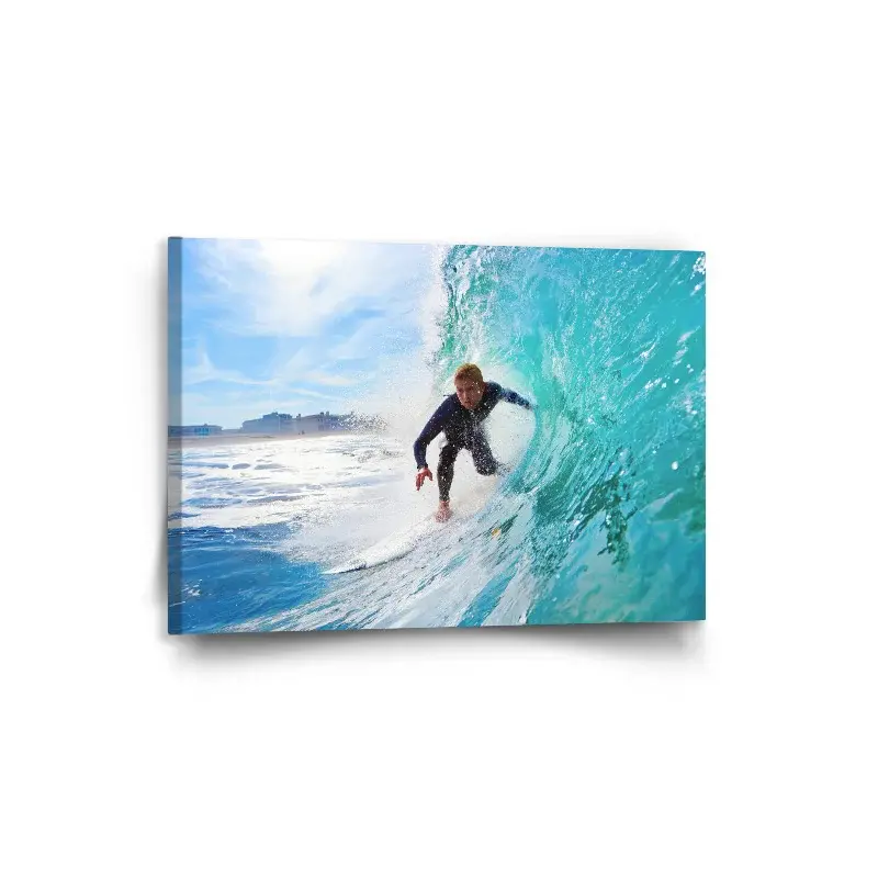 Obraz Surfař na vlně - 90x60 cm