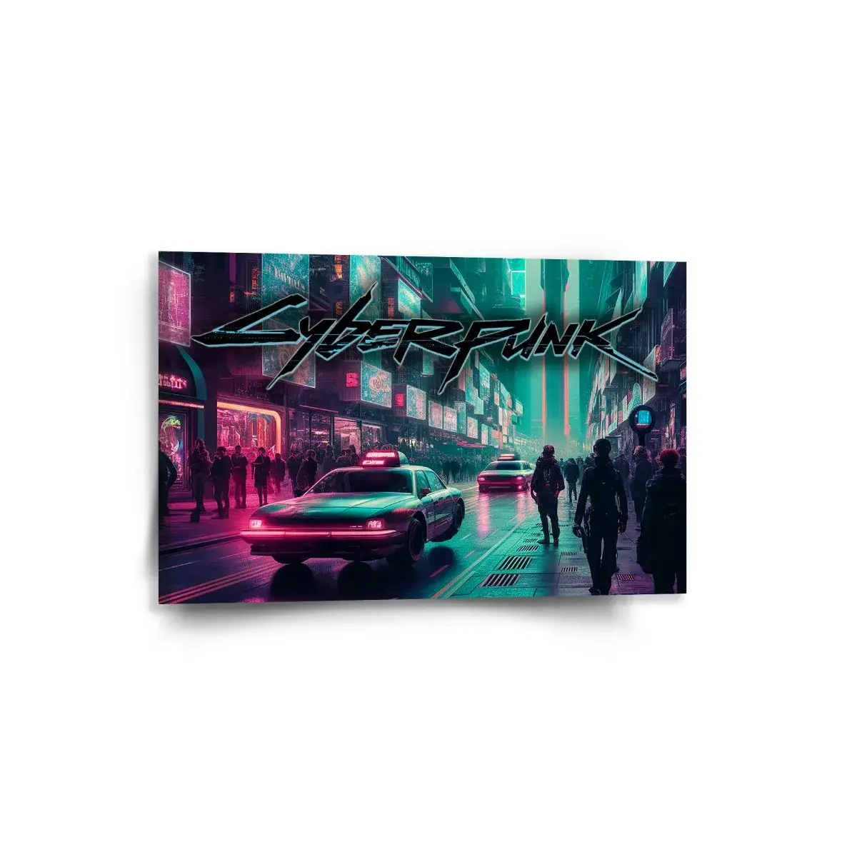Obraz Cyberpunk 2077 Město - 60x40 cm