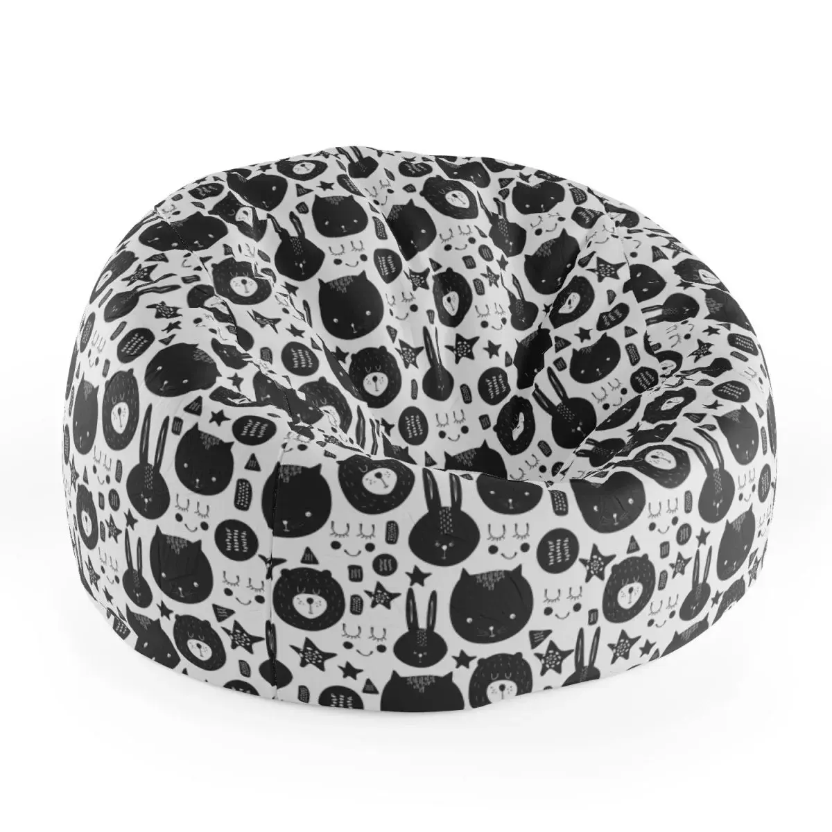 Sedací vak Cocoon Kočička a medvěd - 115 x 75 x 45 cm