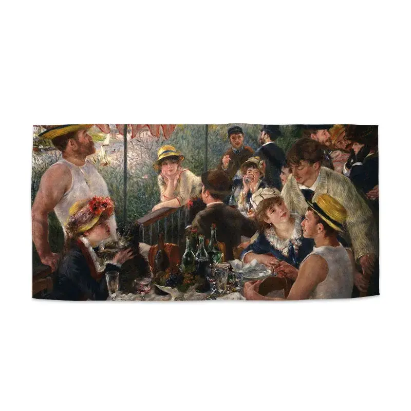 Ručník Snídaně veslařů - Auguste Renoir - 50x100 cm