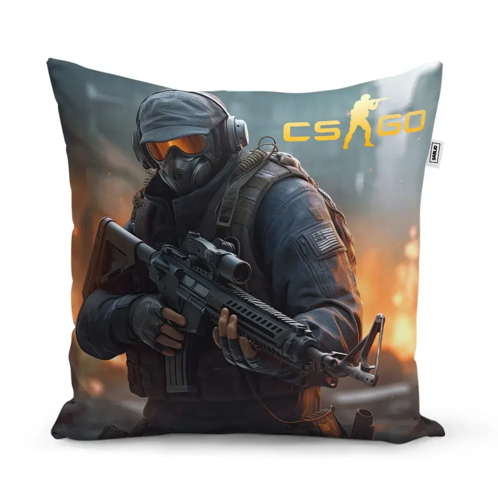 Polštář CS:GO Voják 2 - 40x40 cm