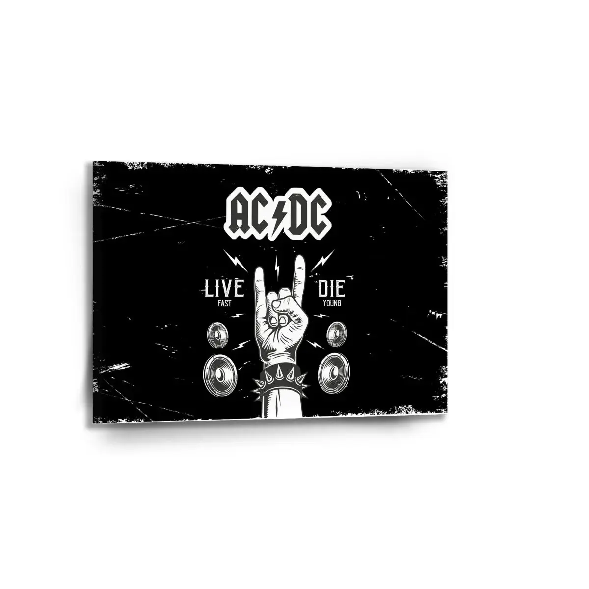 Obraz ACDC Live fast, die young - 90x60 cm