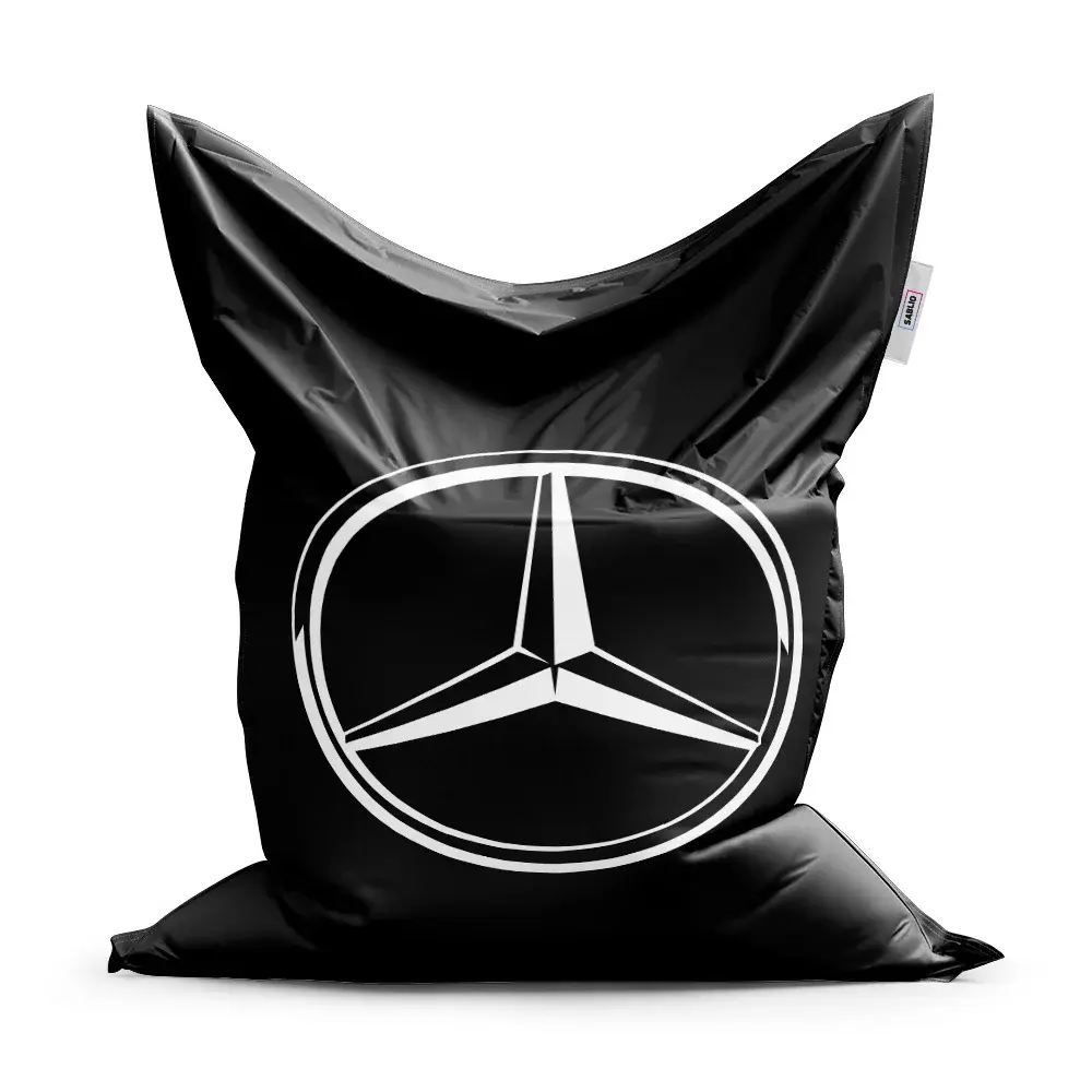 Sedací vak Classic Logo 2 Černá - 150x100 cm