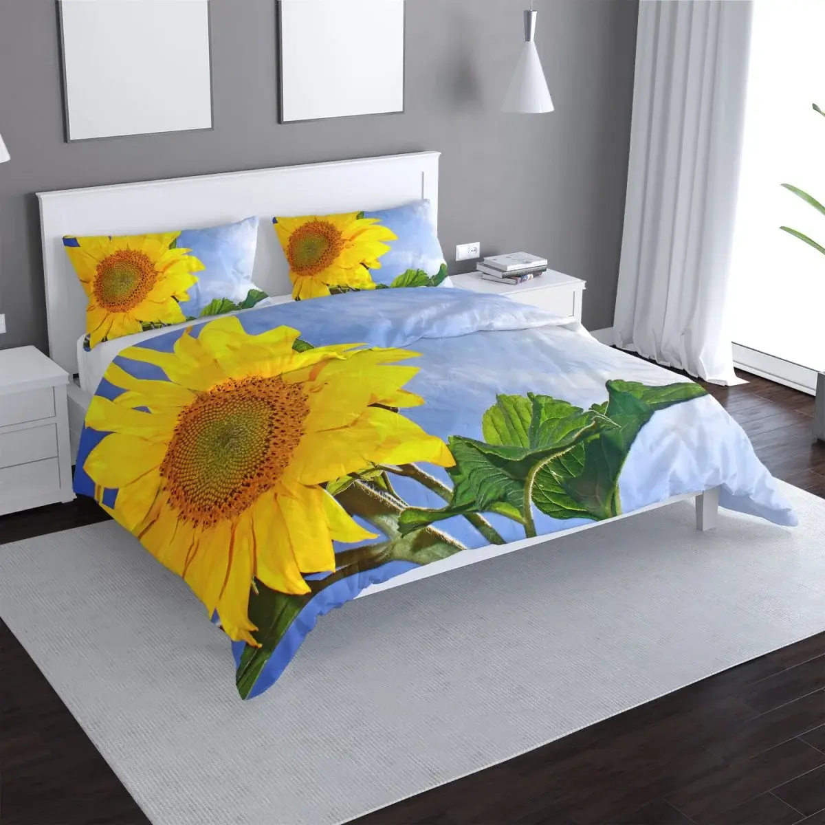 Povlečení Slunečnice 2 - 140x200 / 90x70