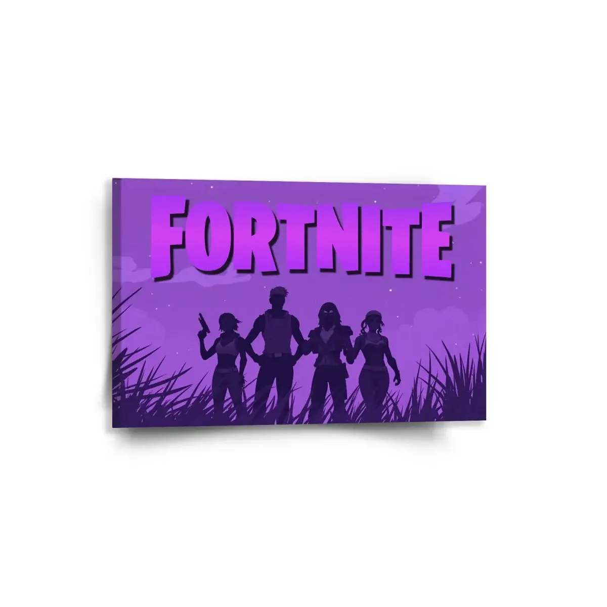 Obraz FORTNITE Fialová silueta - 60x40 cm
