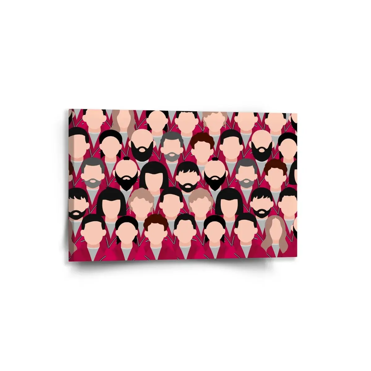 Obraz Money heist Anonymní tváře - 60x40 cm
