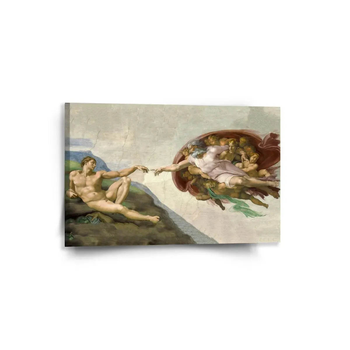Obraz Stvoření Adama - Michelangelo Buonarroti - 60x40 cm