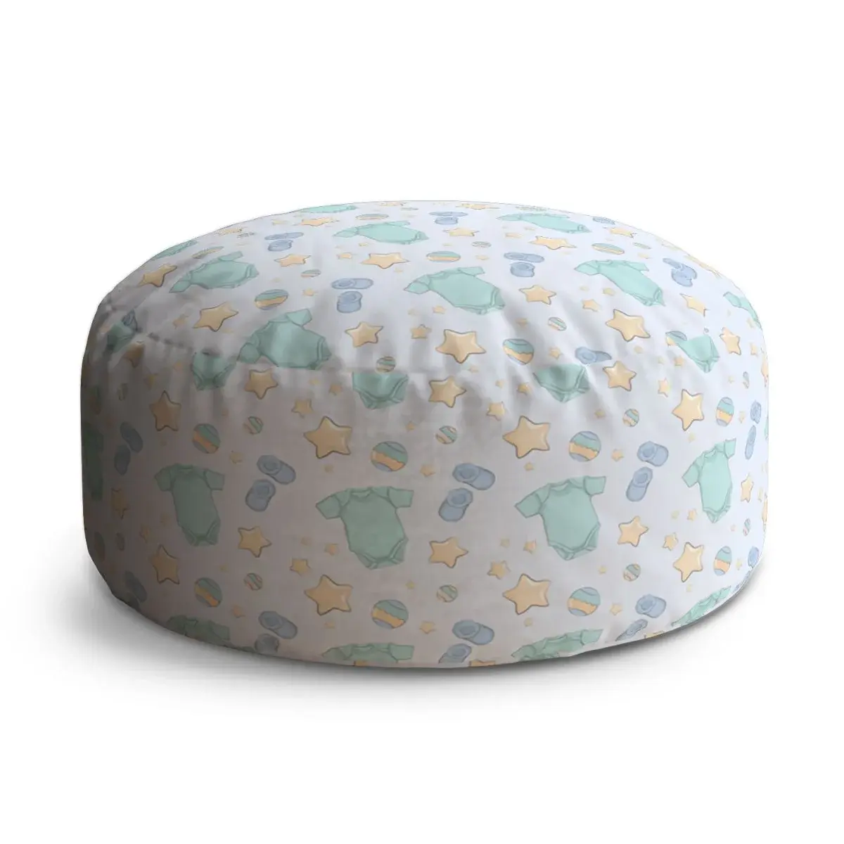 Taburet Circle Bubny a sloni: 38x48 cm