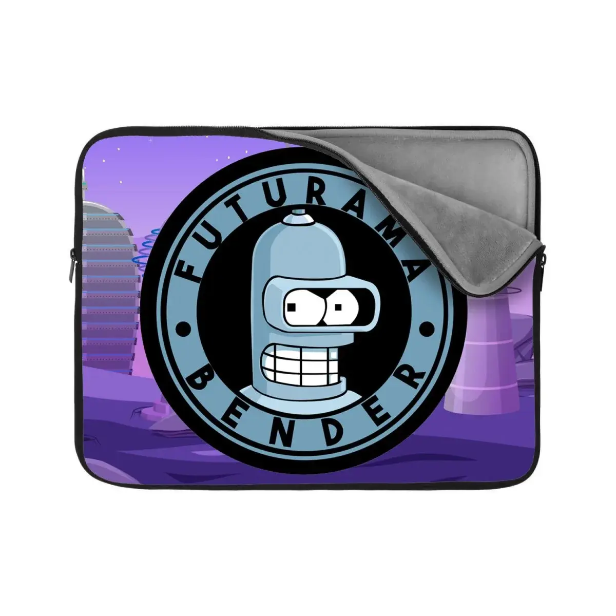 Obal na notebook Futurama Bender Planeta s vysílači - 17"