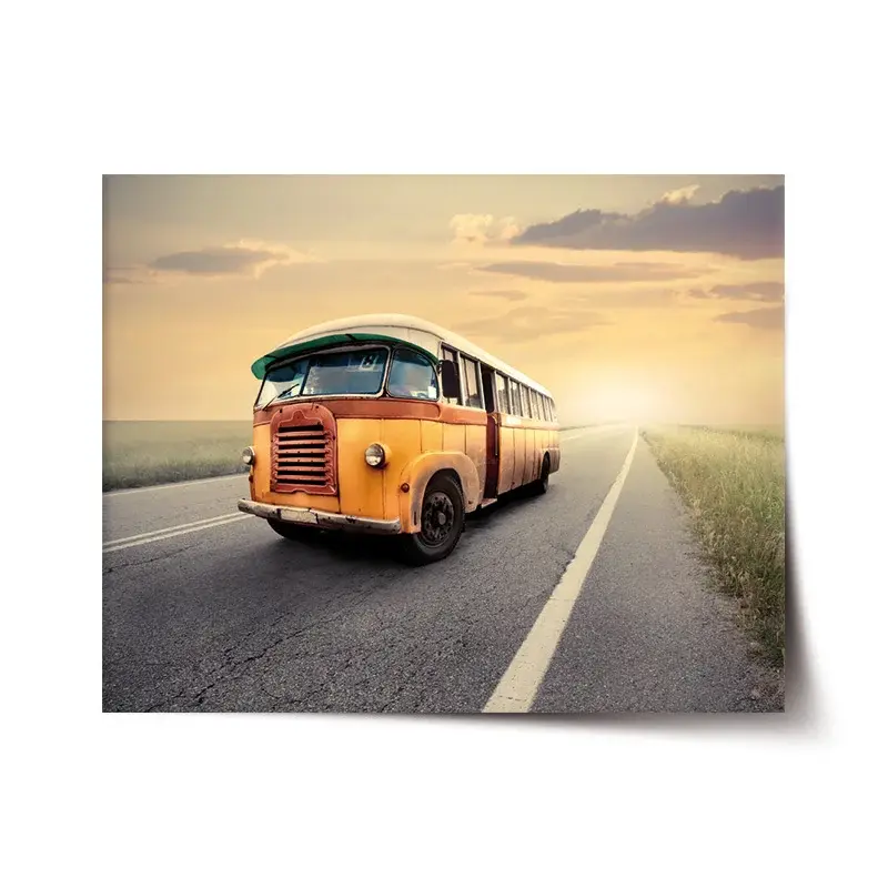 Plakát Autobus veterán - 90x60 cm