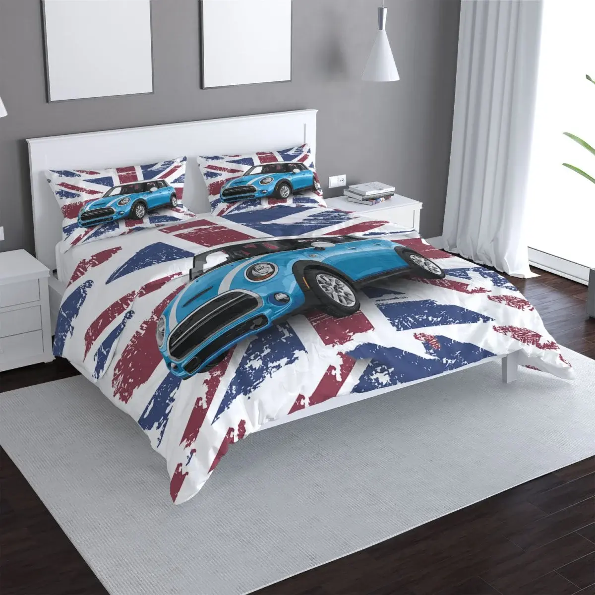 Povlečení Mini sedan Britská vlajka - 140x200 / 90x70