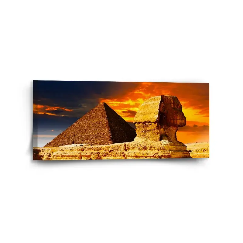 Obraz Pyramidy - 110x50 cm