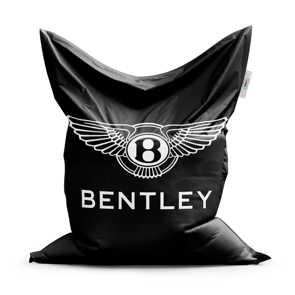 Sedací vak Logo Bentley Černý - 150x100 cm