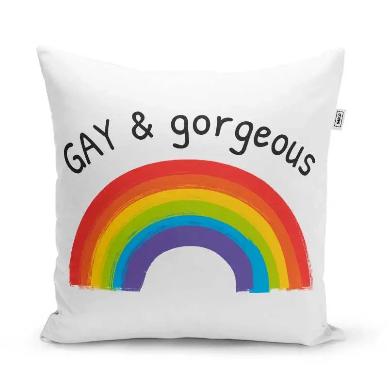 Polštář GAY &amp; gorgeous: 40x40 cm