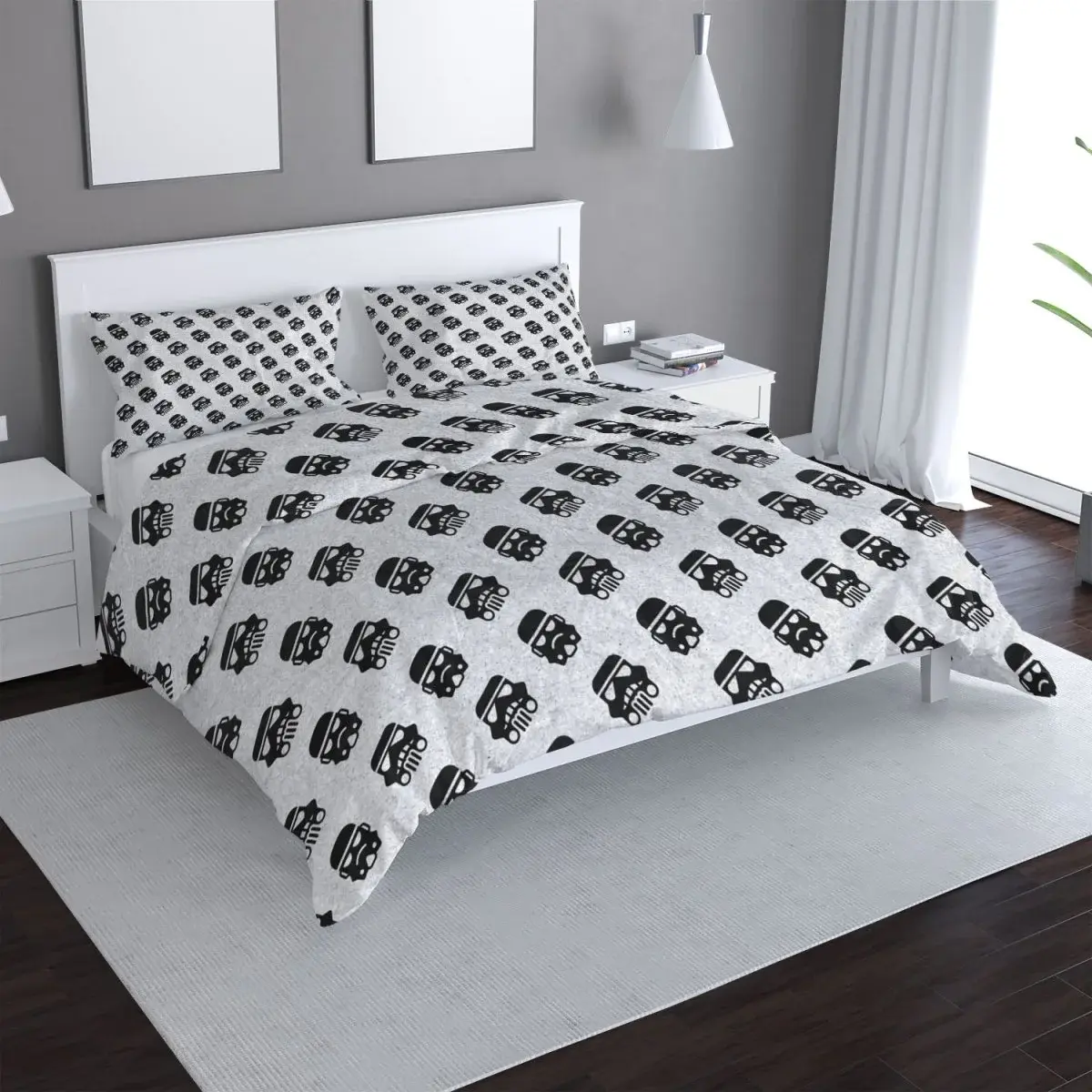 Povlečení Star Wars Stormtrooper Pattern šikmý