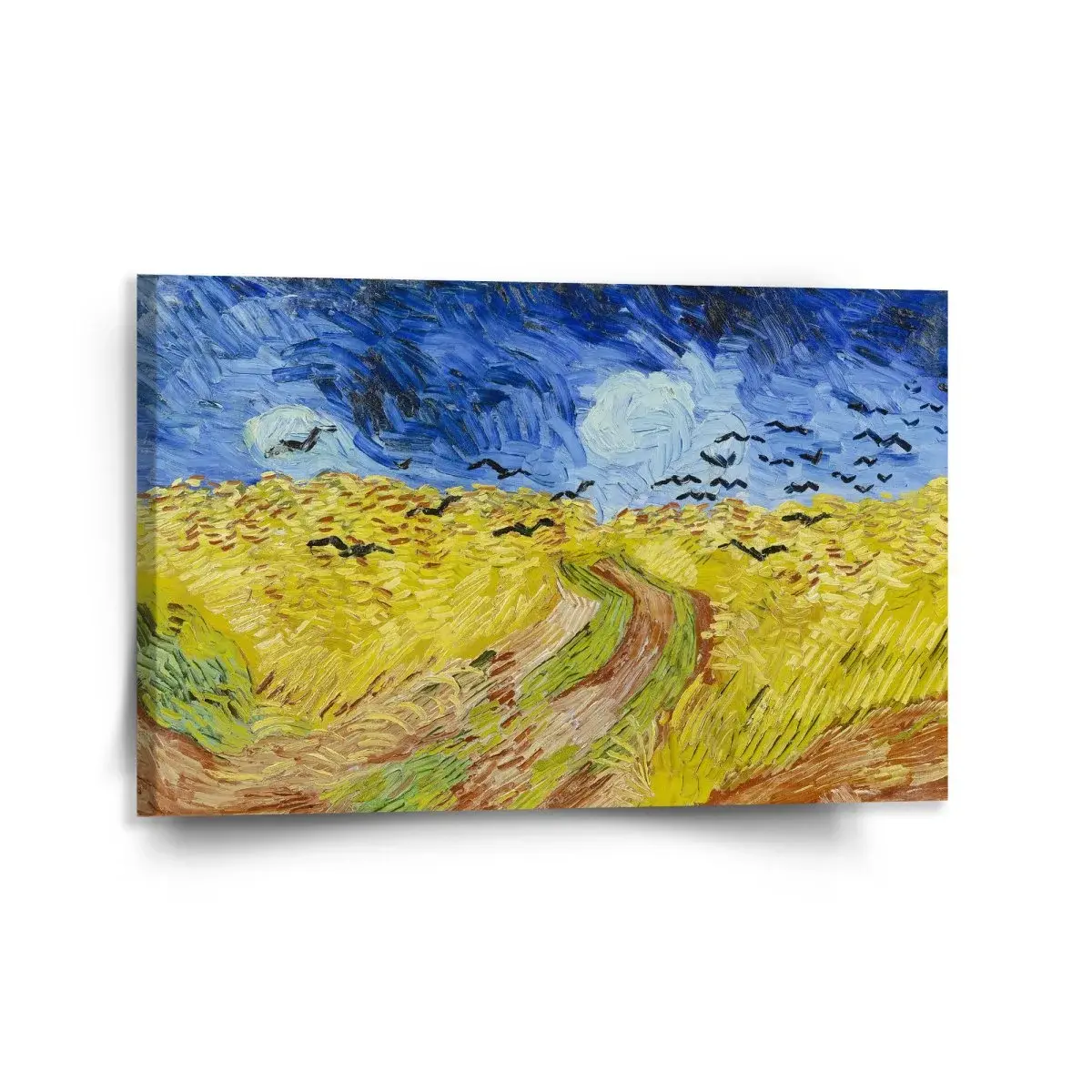 Obraz Pšeničné pole s vránami - Vincent van Gogh - 120x80 cm