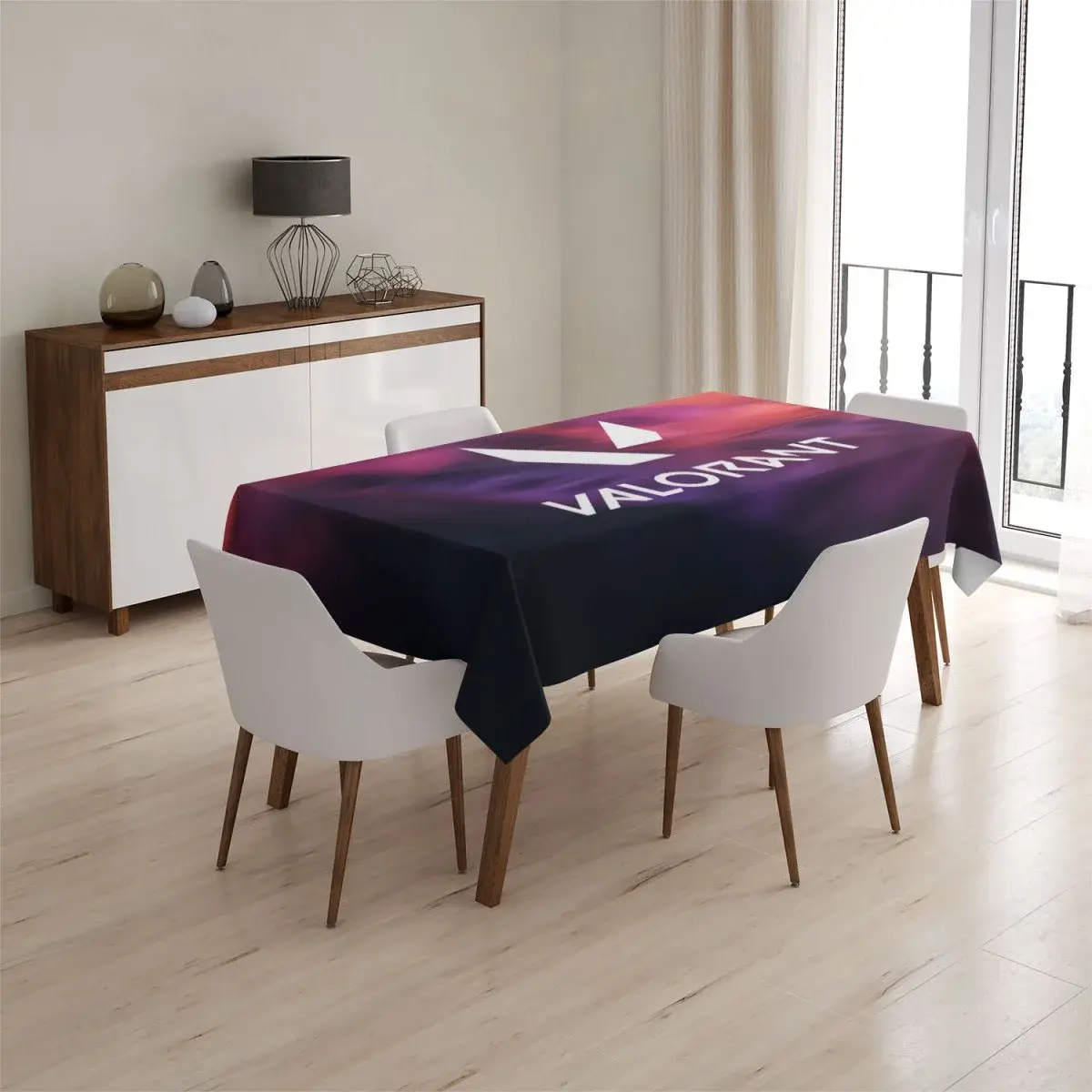Ubrus VALORANT Glow - 90x90 cm