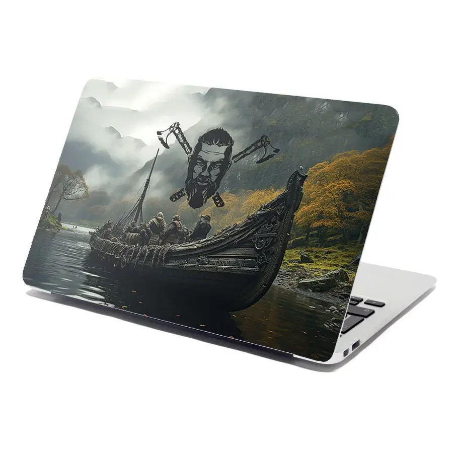 Samolepka na notebook Vikingové Loď - 29x20 cm