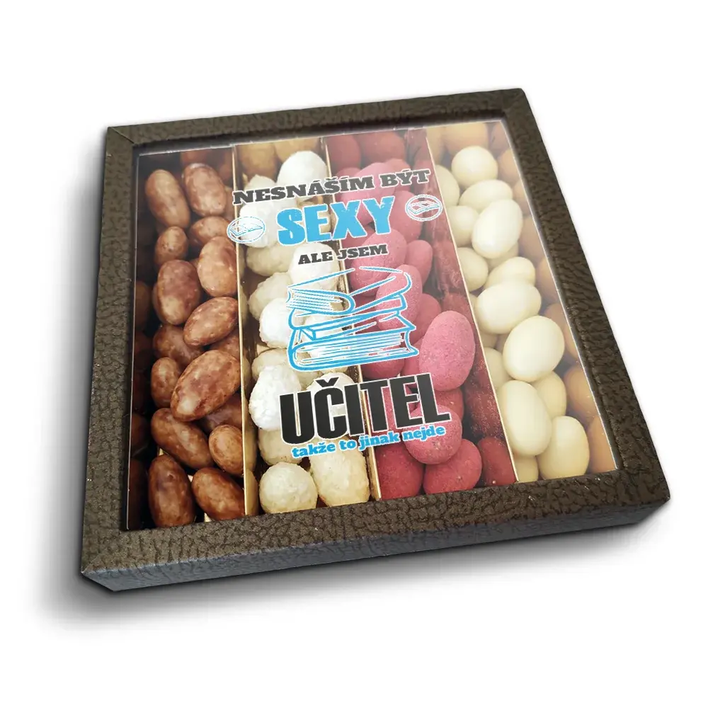 Mandle v čokoládě Nesnáším být sexy, ale jsem učitel - 4x 80g