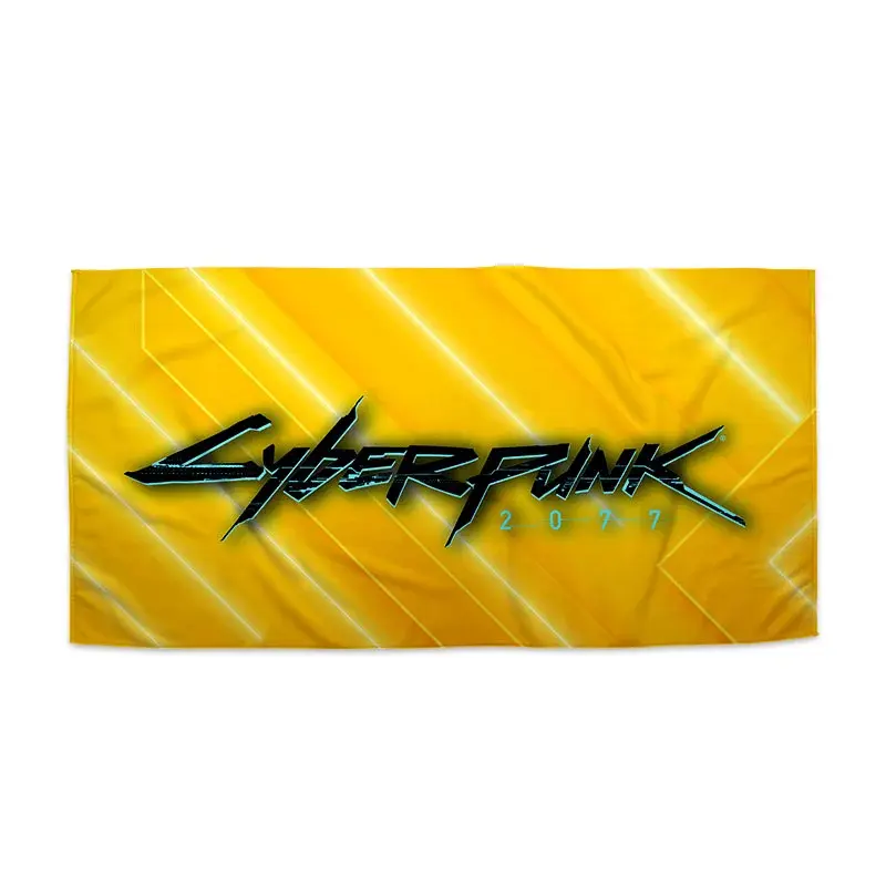 Ručník Cyberpunk 2077 Žlutý - 70x140 cm