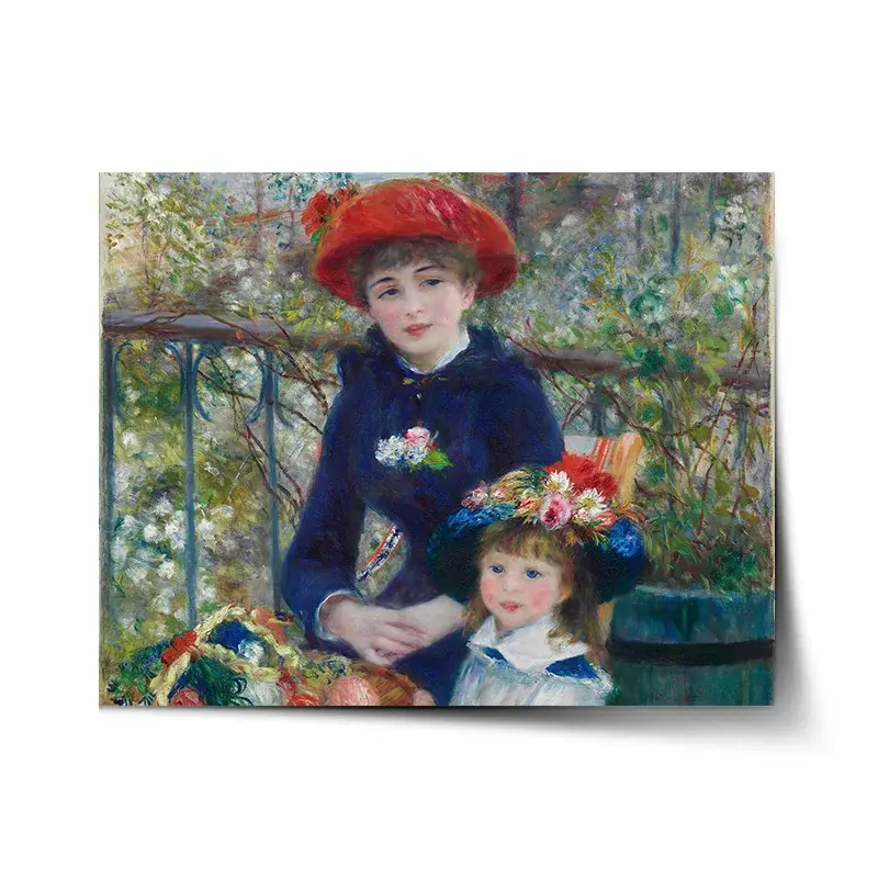 Plakát Dvě sestry (Na Terase) - Pierre-Auguste Renoir - 60x40 cm