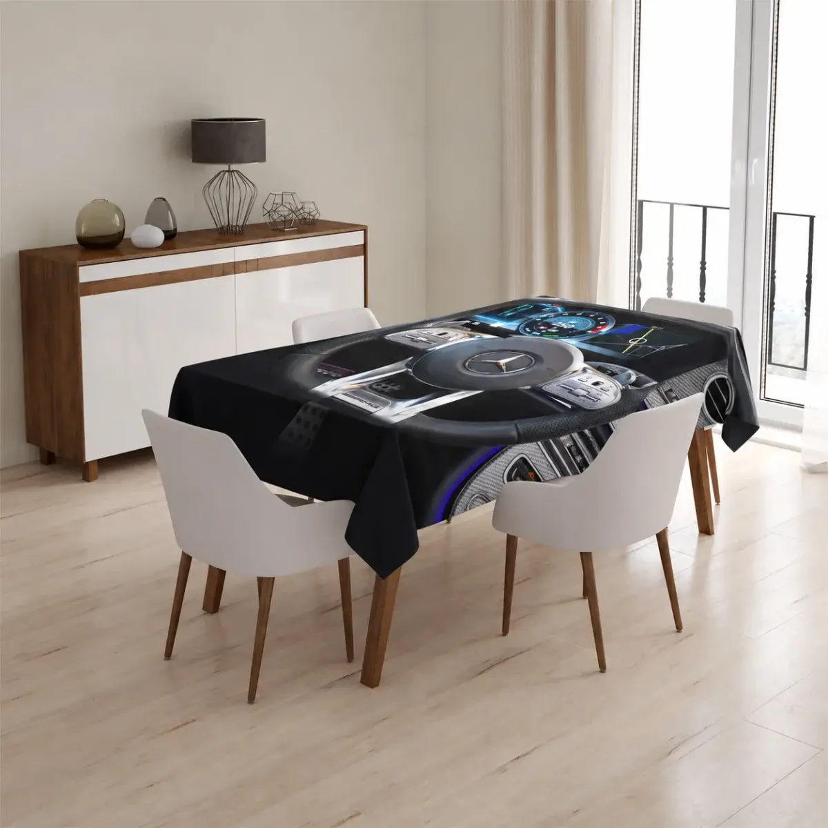 Ubrus AMG interiér: 130x70 cm - limitovaná edice