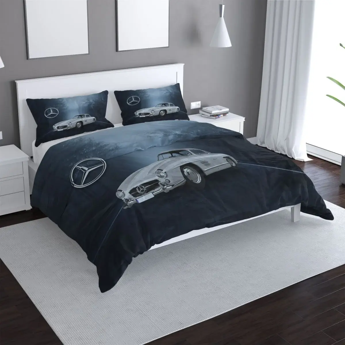 Povlečení Mercedes-Benz 300 SL V lese - 140x220 / 90x70