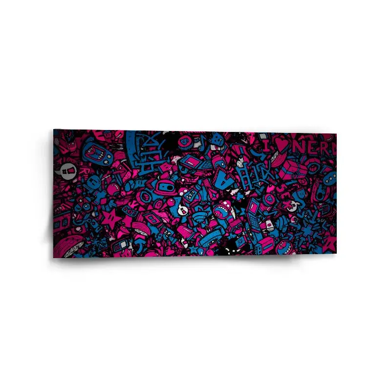 Obraz Kreslené obrázky - 110x50 cm