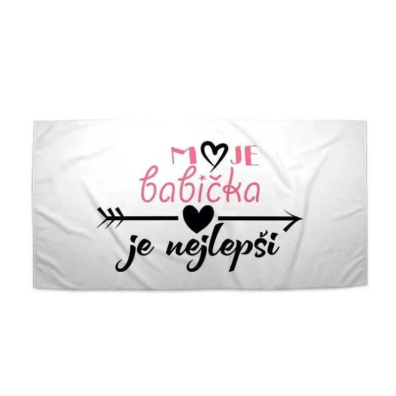 Ručník Moje babička je nejlepší - 30x50 cm