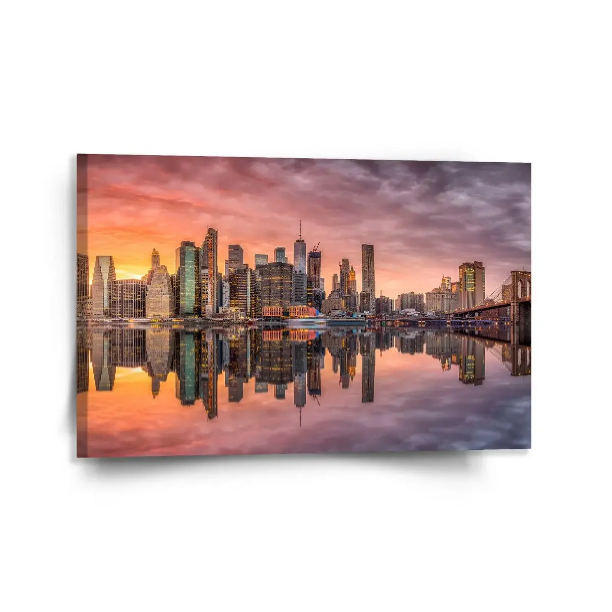 Obraz New York Západ slunce - 120x80 cm