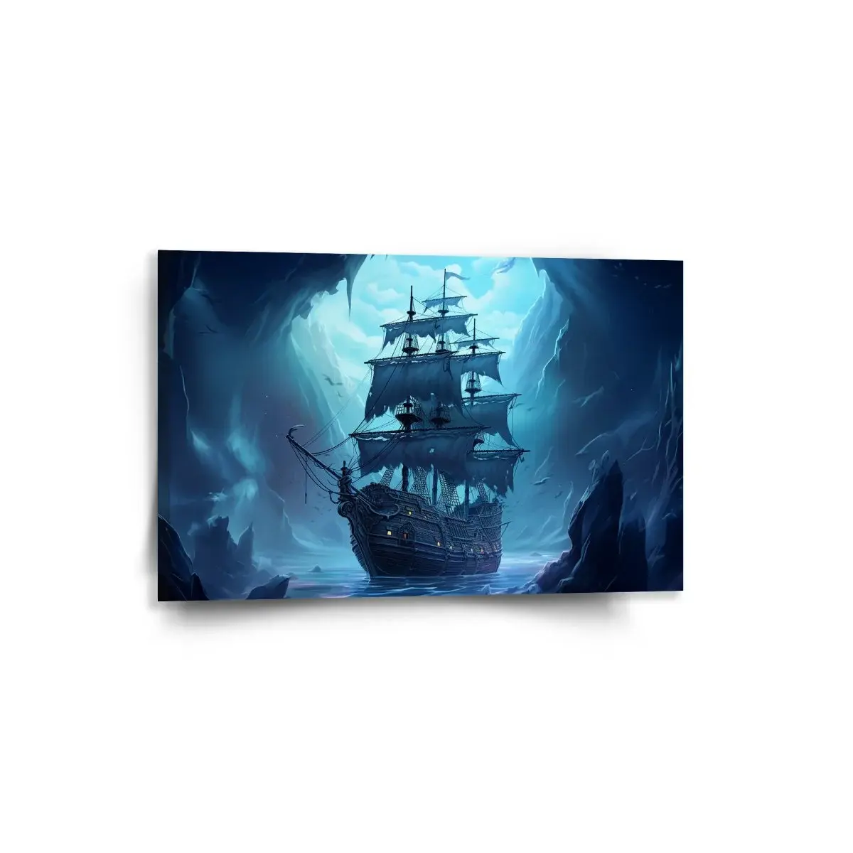 Obraz Plachetnice v průrvě - 60x40 cm