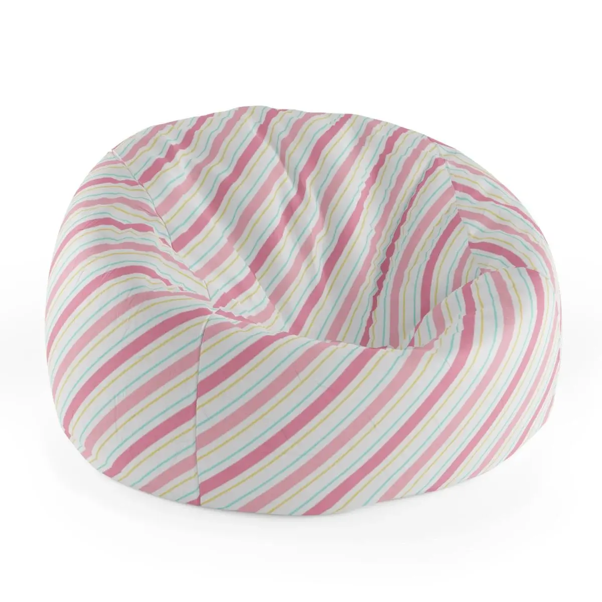 Sedací vak Cocoon Čtyřbarevné pruhy - 75 x 45 x 35 cm