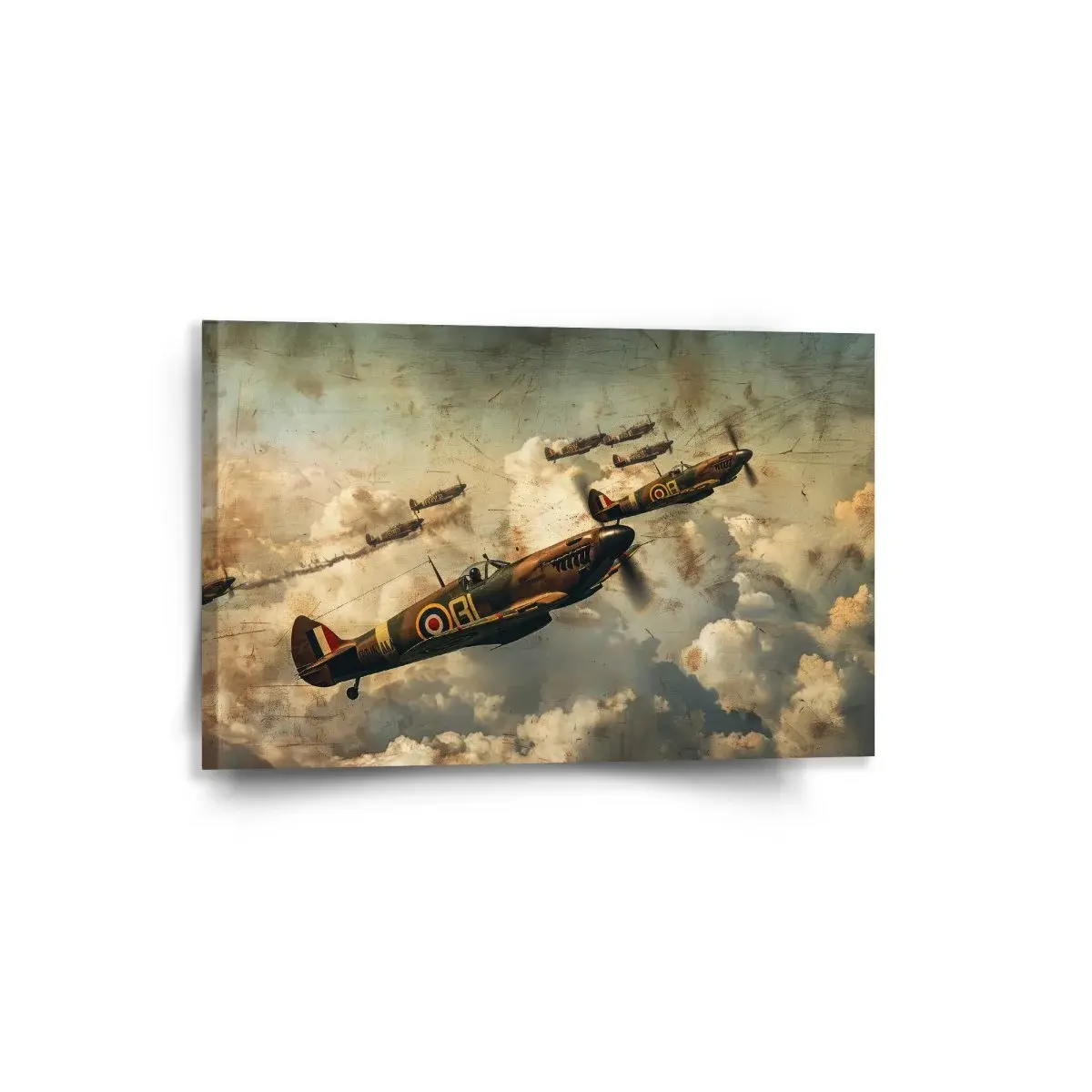 Obraz Stíhačky Spitfire v letecké bitvě - 60x40 cm
