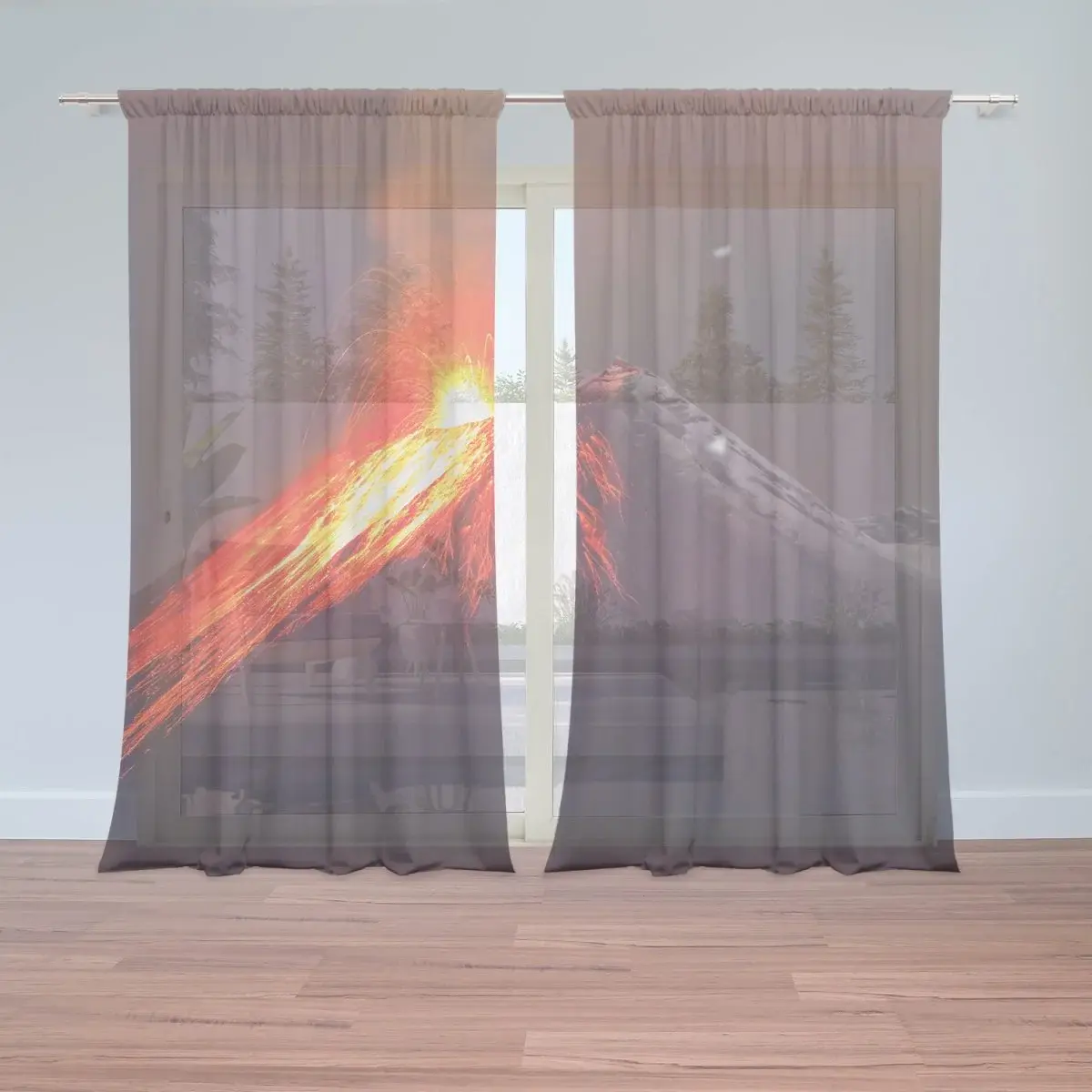 Záclony Sopka: 2ks 150x250cm