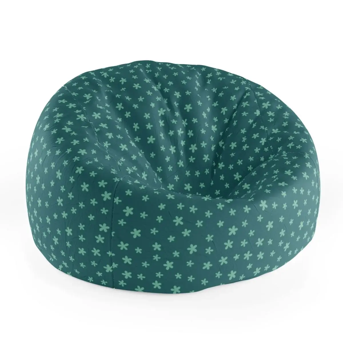 Sedací vak Cocoon Zelené hvězdy - 75 x 45 x 35 cm