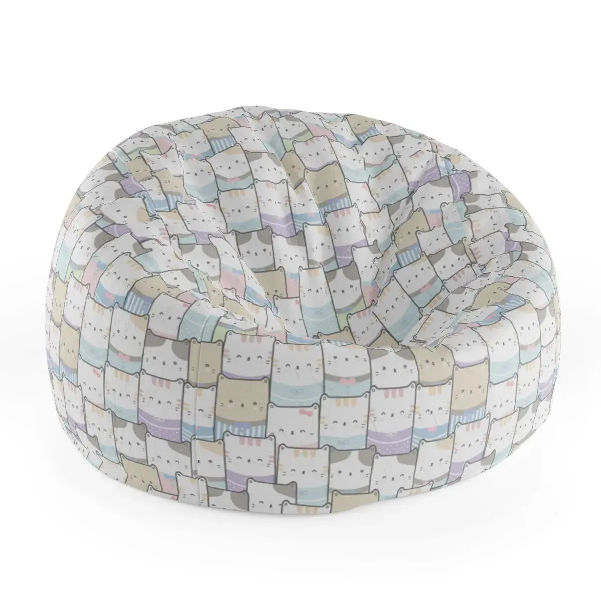 Sedací vak Cocoon Barevná koťátka - 115 x 75 x 45 cm