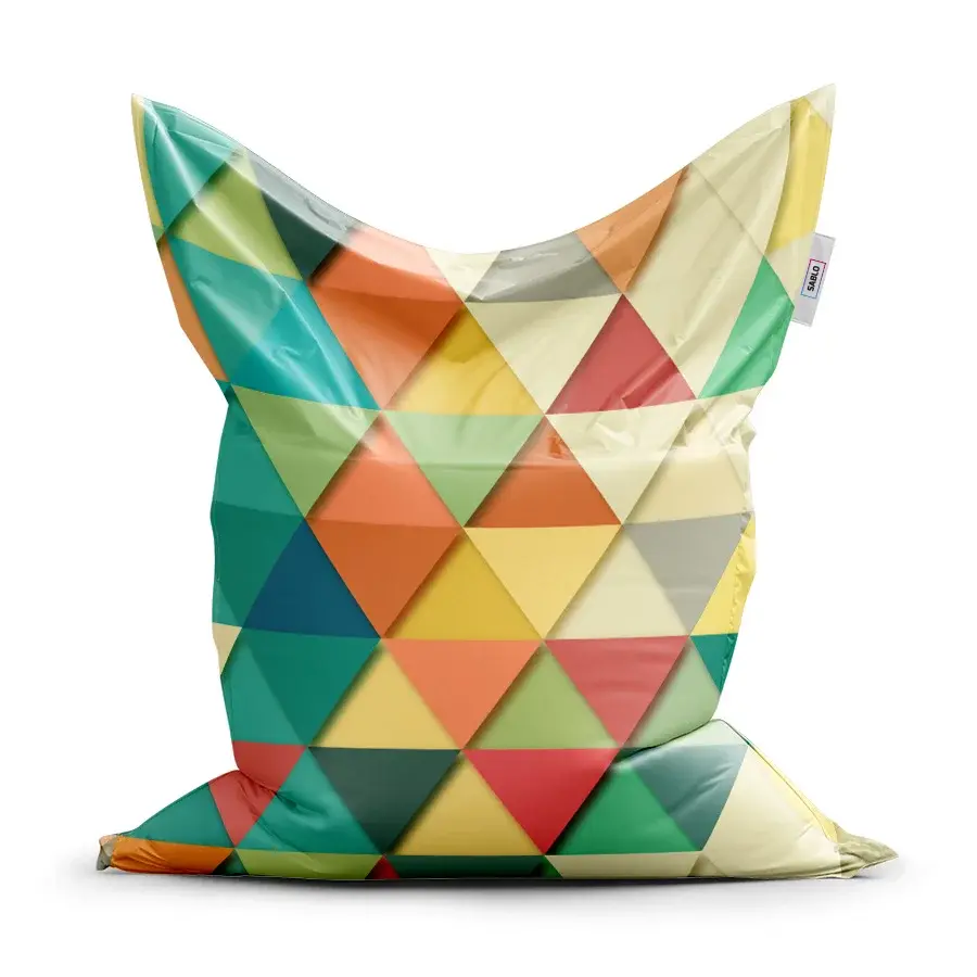 Sedací vak Classic Trojúhelníky - 200x140 cm