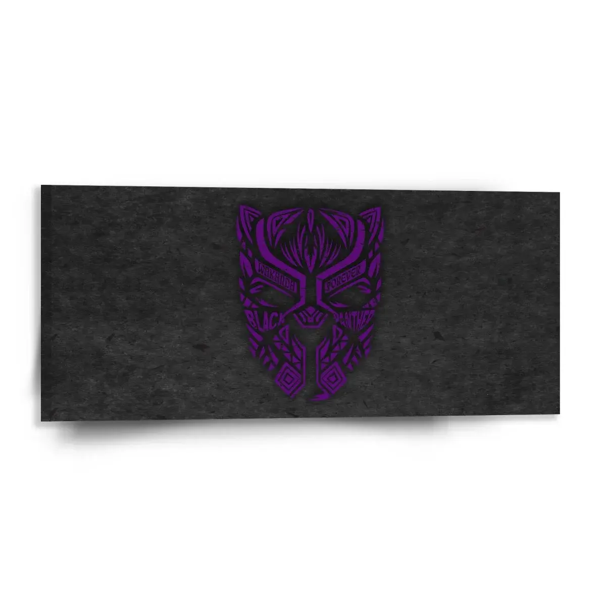 Obraz BLACK PANTHER wakanda forever Fialový - 110x50 cm