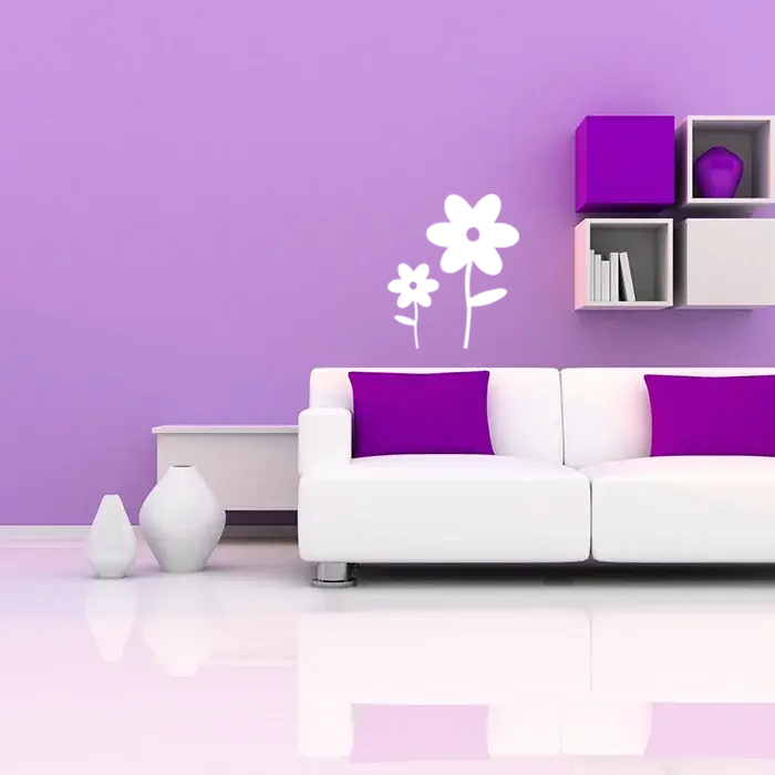Samolepka na zeď: Květiny floreo set