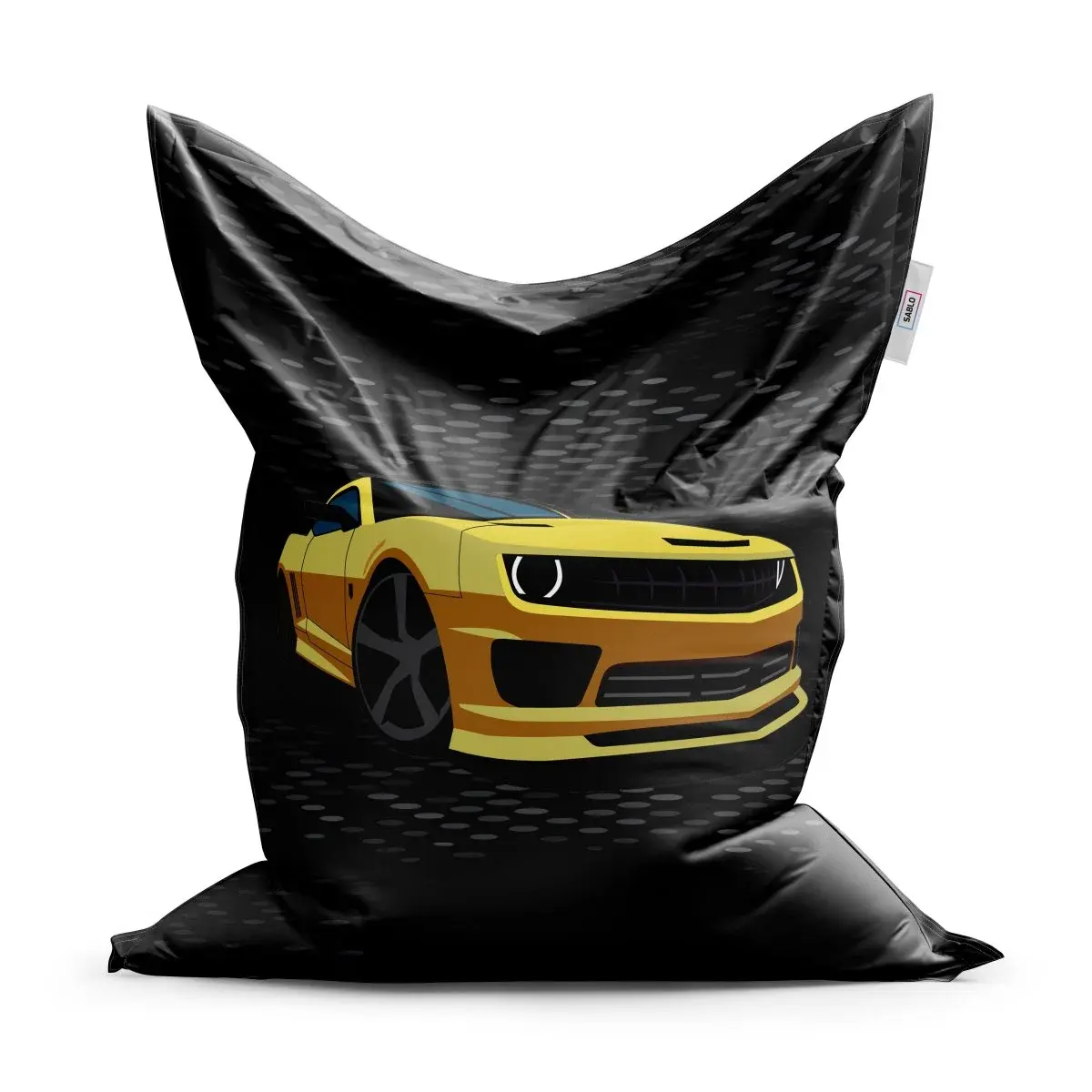 Sedací vak Chevrolet Camaro Puntíky - 200x140 cm