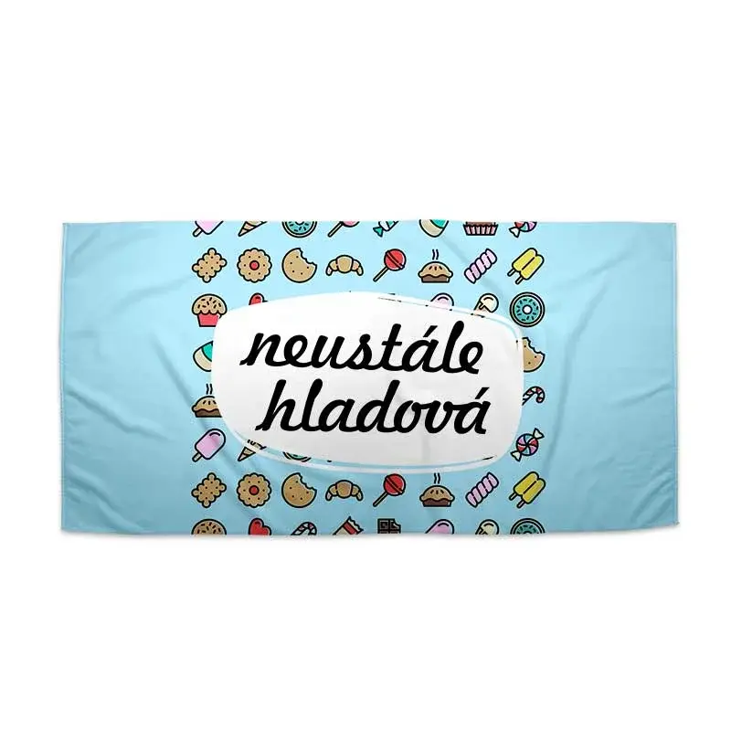 Ručník Neustále hladová - 50x100 cm